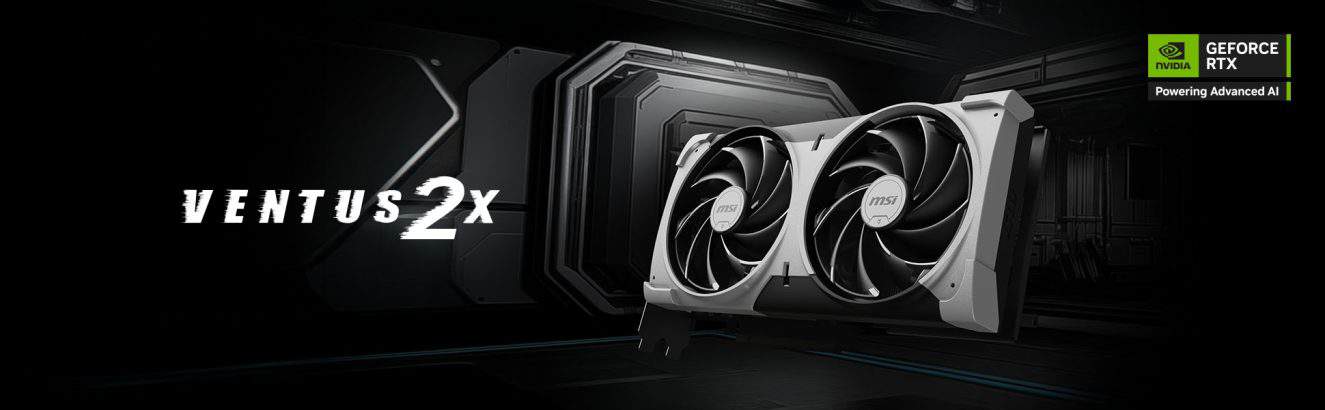 MSI GeForce RTX 5070 12G VENTUS 2X OC – Banner