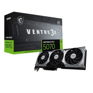 Msi Geforce Rtx 5070 12g Ventus 3x Oc 12gb Gddr7 192 Bit Dlss 4 Grafische Kaart 1