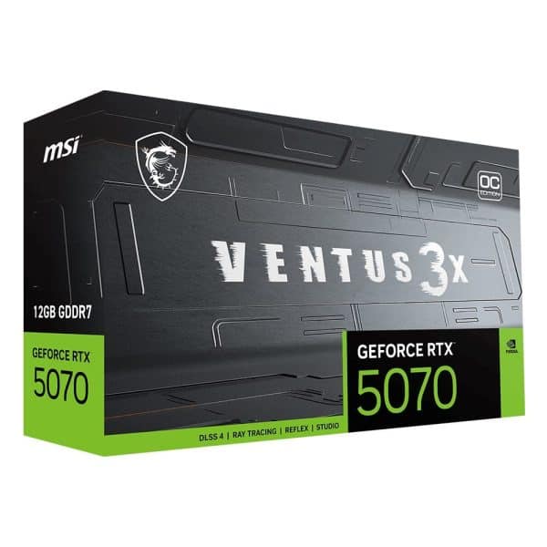 Msi Geforce Rtx 5070 12g Ventus 3x Oc 12gb Gddr7 192 Bit Dlss 4 Grafische Kaart 11