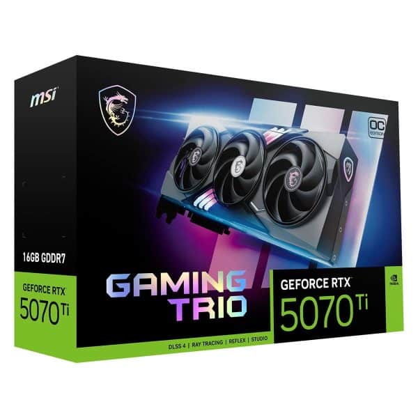 Msi Geforce Rtx 5070 Ti 16g Gaming Trio Oc 16gb Gddr7 256 Bit Dlss 4 Grafische Kaart 12
