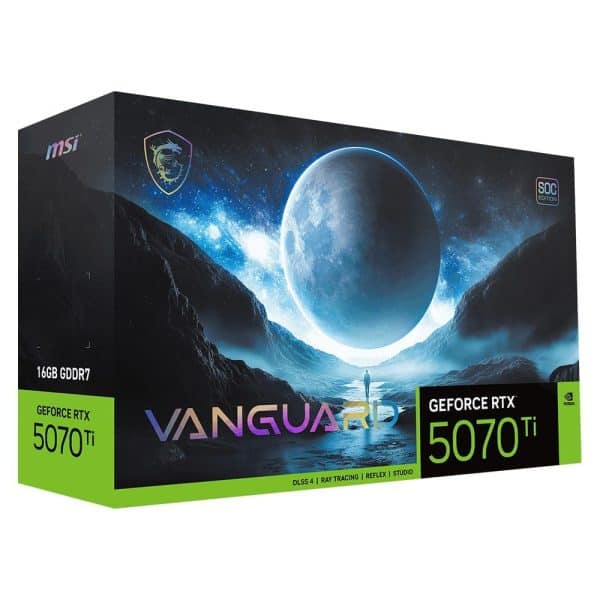 Msi Geforce Rtx 5070 Ti 16g Vanguard Soc 16gb Gddr7 256 Bit Dlss 4 Grafische Kaart 12