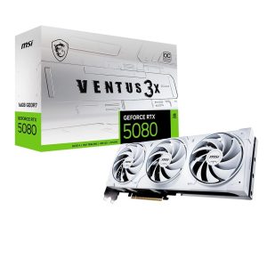 Msi Geforce Rtx 5080 16g Ventus 3x Oc White 16gb Gddr7 256 Bit Dlss 4 Witte Grafische Kaart 1