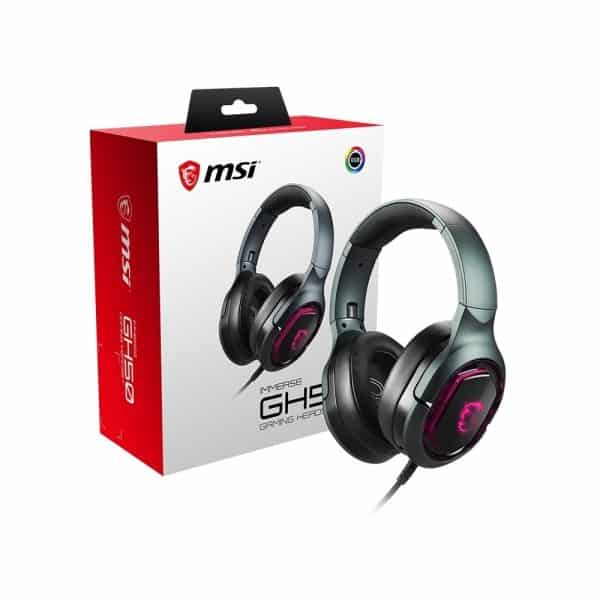 Msi Immerse Gh50 Gaming Headset Rgb 7.1 Surround Gaming Headset 8