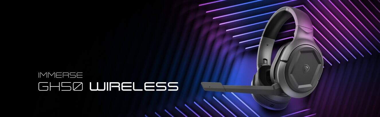 MSI Immerse GH50 Wireless Headset h1