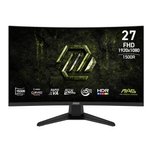 Msi Mag 275cf X24 27 Inch 240hz 0.5ms Full Hd Adaptive Sync Rapid Va Kavisli Gaming Monitor 1