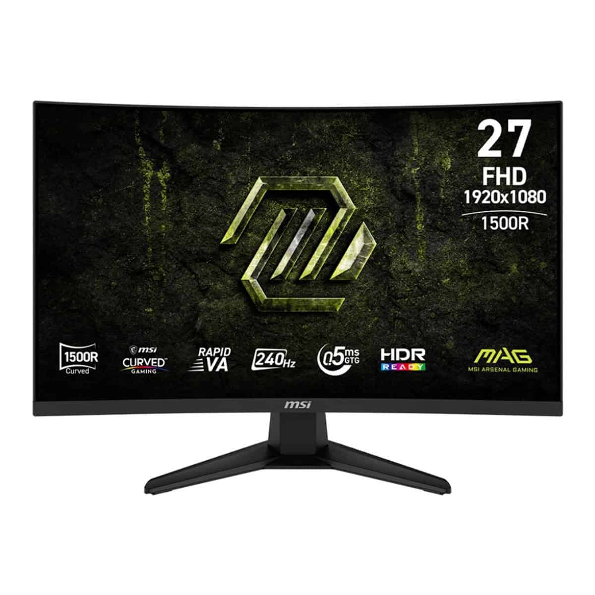 Msi Mag 275cf X24 27 Inch 240hz 0.5ms Full Hd Adaptive Sync Rapid Va Kavisli Gaming Monitor 1