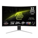 MSI MAG 325CQRXF E2 31.5 inch 240Hz 0.5ms 2K WQHD FreeSync Premium Rapid VA Curved Gaming Monitor