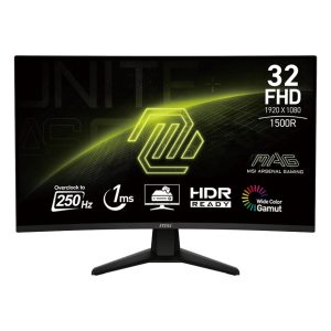 Msi Mag 32c6x 31.5 Inch 250hz 1ms Full Hd Adaptive Sync Va Curved Gaming Monitor 1