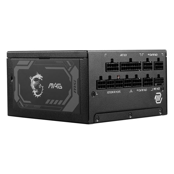 Msi Mag A1250gl Pcie5 1250w 80+ Gold Full Modulaire 135mm Ventilator Voeding 13