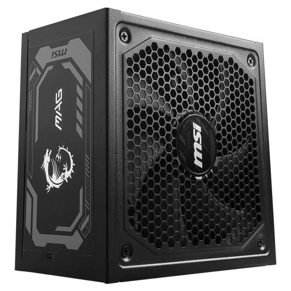Msi Mag A1250gl Pcie5 1250w 80+ Gold Full Modulaire 135mm Ventilator Voeding 2