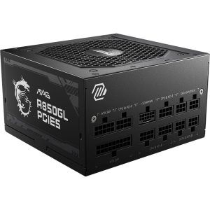 Msi Mag A850gl 850w 80+ Gold Pcie 5 Full Modulaire 120mm Ventilator Voeding 1