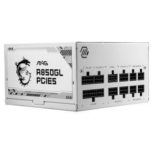 Msi Mag A850gl Pcie5 850w 80+ Gold Full Modulaire 120mm Ventilator Voeding 1