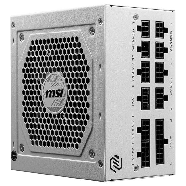 Msi Mag A850gl Pcie5 850w 80+ Gold Full Modulaire 120mm Ventilator Voeding 10