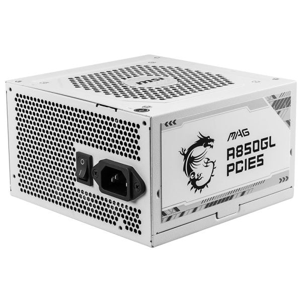 Msi Mag A850gl Pcie5 850w 80+ Gold Full Modulaire 120mm Ventilator Voeding 6