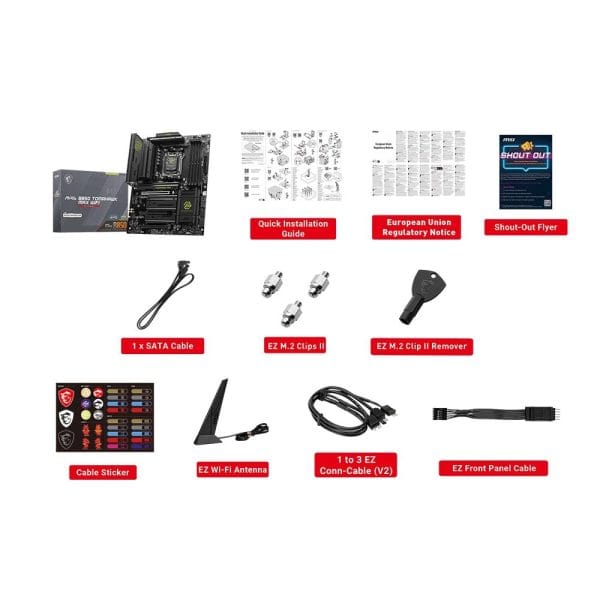 Msi Mag B850 Tomahawk Max Wifi 8400mhz (oc) Ddr5 Socket Am5 M.2 Hdmi Atx Moederbord 7