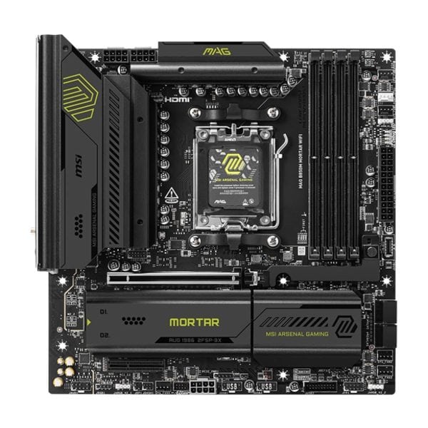Msi Mag B850m Mortar Wifi 8200mhz (oc) Ddr5 Socket Am5 M.2 Hdmi Matx Moederbord 2