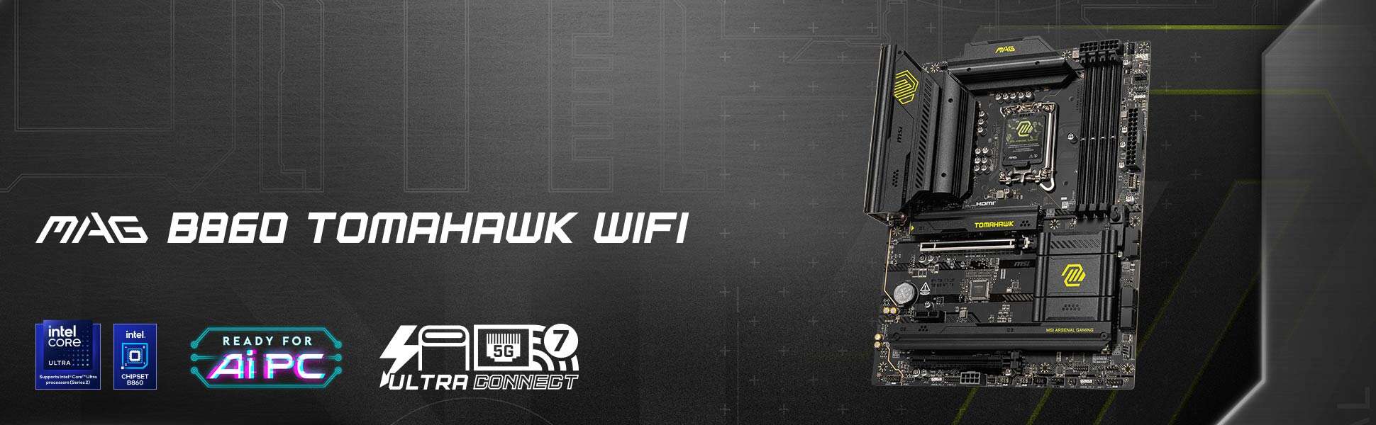 MSI MAG B860 TOMAHAWK WIFI – product cover image