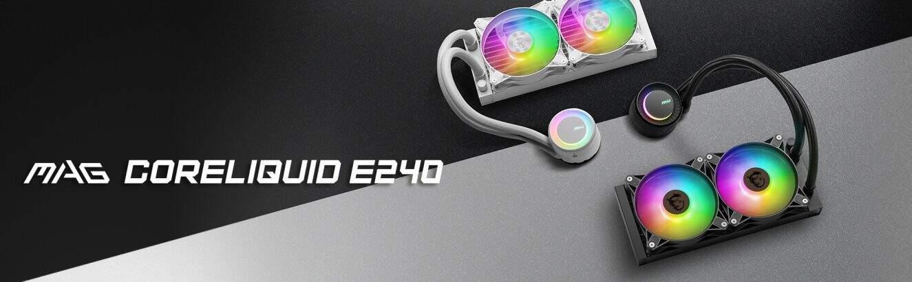 MSI Mag Coreliquid E240 ARGB Waterkoeler a1