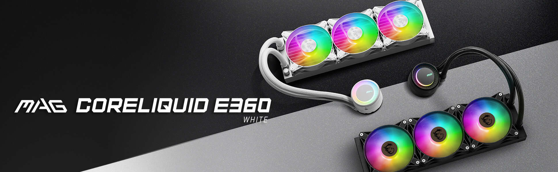 MSI MAG CoreLiquid E360 White Waterkoeler a1