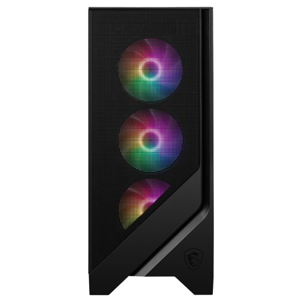 Msi Mag Forge 120a Airflow Gehard Glas Usb 3.2 Atx Mesh Zwart Mid Tower Gaming Behuizing 2