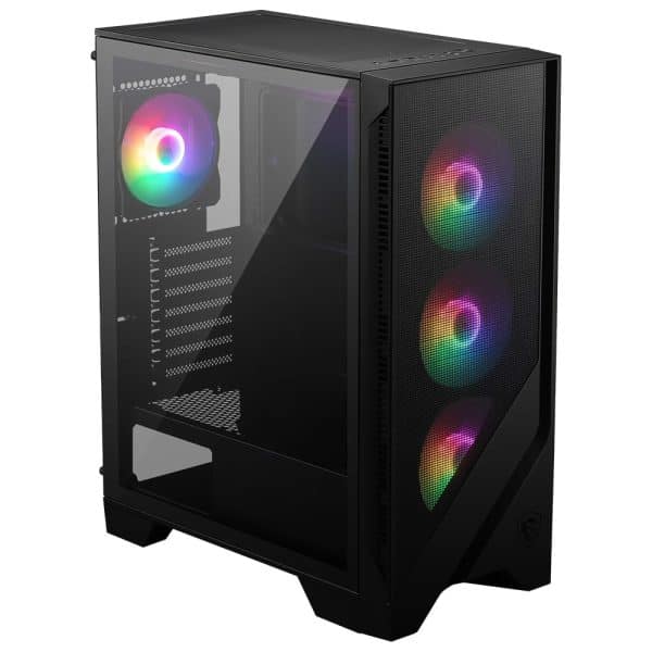 Msi Mag Forge 120a Airflow Gehard Glas Usb 3.2 Atx Mesh Zwart Mid Tower Gaming Behuizing 4