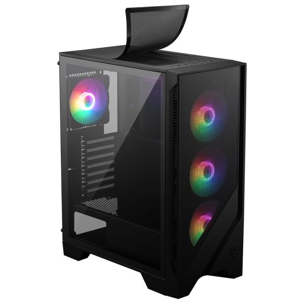 Msi Mag Forge 120a Airflow Gehard Glas Usb 3.2 Atx Mesh Zwart Mid Tower Gaming Behuizing 7
