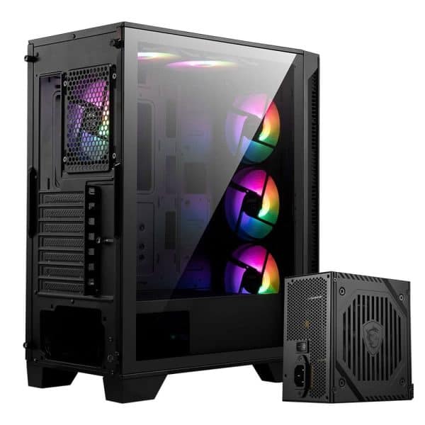 Msi Mag Forge 120a B65 Rgb Gehard Glas Usb 3.2 Atx Mid Tower Zwart 650w 80+ Bronze Gaming Behuizing 4