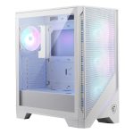 MSI MAG FORGE 320R AIRFLOW WHITE 4x120mm ARGB Ventilator Mesh Gehard Glas USB 3.2 Mid Tower ATX Gaming Behuizing