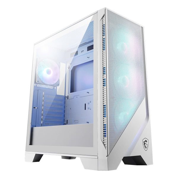 Msi Mag Forge 320r Airflow White 4x120mm Argb Ventilator Mesh Gehard Glas Usb 3.2 Mid Tower Atx Gaming Behuizing 2