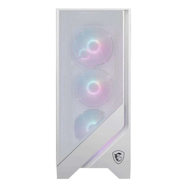 Msi Mag Forge 320r Airflow White 4x120mm Argb Ventilator Mesh Gehard Glas Usb 3.2 Mid Tower Atx Gaming Behuizing 8