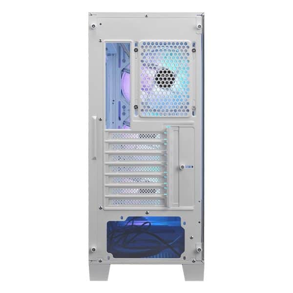 Msi Mag Forge 320r Airflow White 4x120mm Argb Ventilator Mesh Gehard Glas Usb 3.2 Mid Tower Atx Gaming Behuizing 9