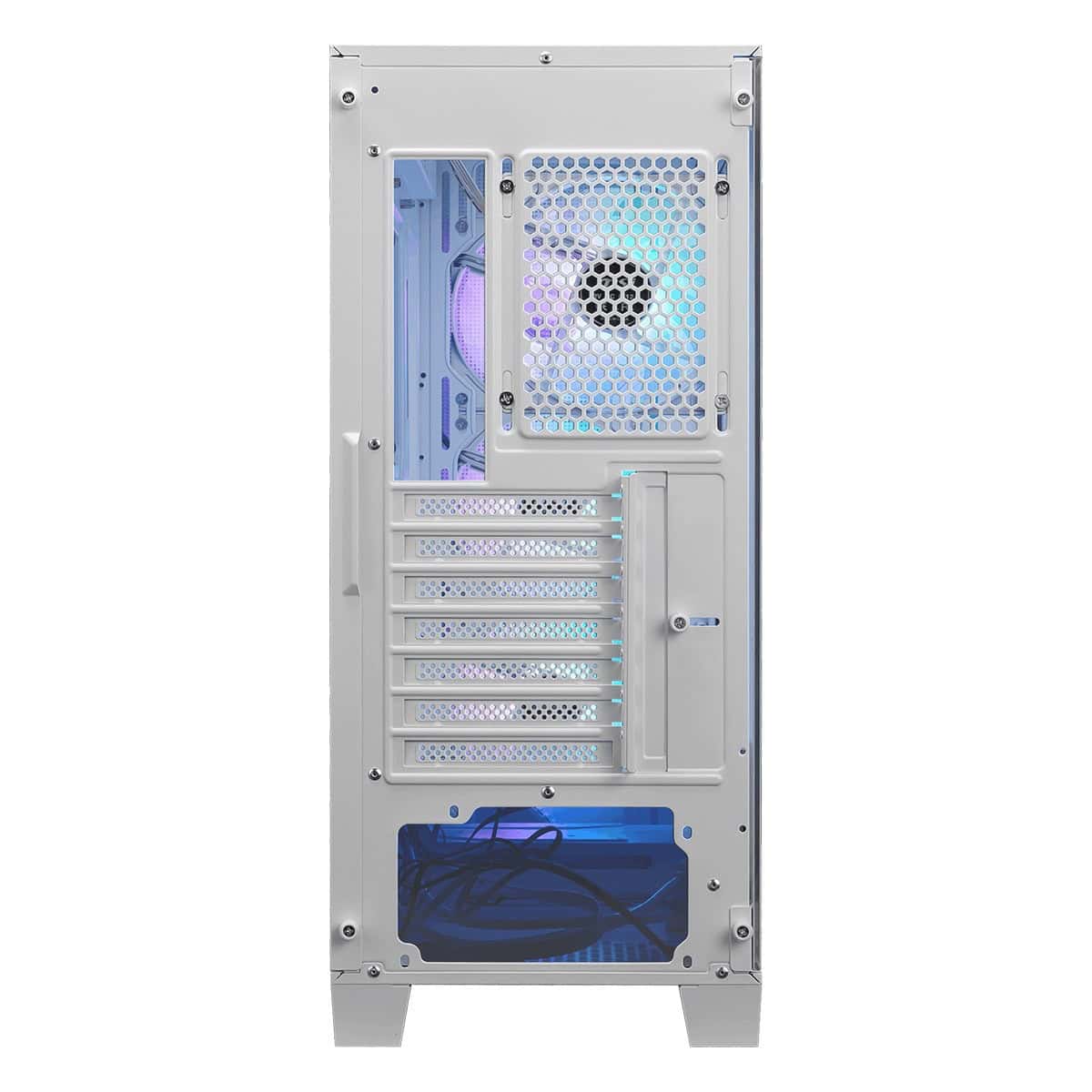 Msi Mag Forge 320r Airflow White 4x120mm Argb Ventilator Mesh Gehard Glas Usb 3.2 Mid Tower Atx Gaming Behuizing 9