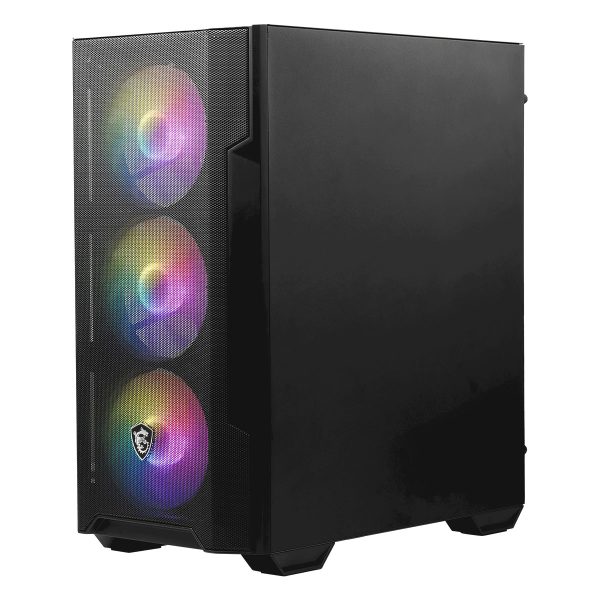 Msi Mag Forge M100a Acryl Zijpaneel Auto Rgb Ventilator Usb 3.2 Matx Gaming Behuizing 3