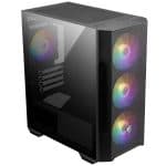 MSI MAG FORGE M100R Gehard Glas USB 3.2 Micro ATX Tower Behuizing