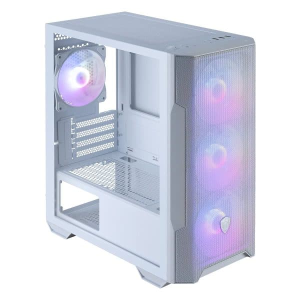Msi Mag Forge M100r White Argb Mesh Gehard Glas Usb 3.2 Mid Tower Matx Gaming Behuizing 2
