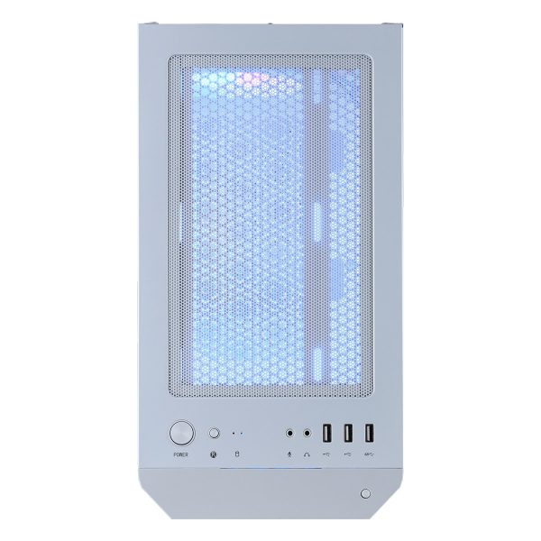Msi Mag Forge M100r White Argb Mesh Gehard Glas Usb 3.2 Mid Tower Matx Gaming Behuizing 7