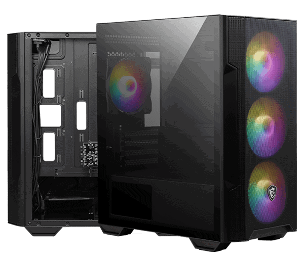 MSI MAG FORGE M100R WHITE ARGB Gaming Kasa h2