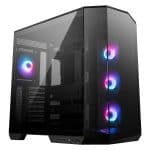 MSI MAG PANO 100R PZ ARGB Panoramisch Gehard Glas USB 5.0 ATX Mid Tower Zwart Gaming Behuizing