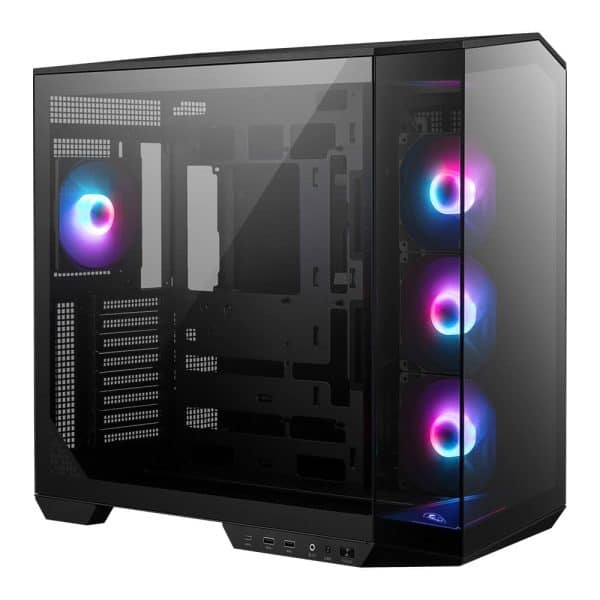 Msi Mag Pano 100r Pz Argb Panoramisch Gehard Glas Usb 5.0 Atx Mid Tower Zwart Gaming Behuizing 2