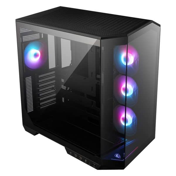 Msi Mag Pano 100r Pz Argb Panoramisch Gehard Glas Usb 5.0 Atx Mid Tower Zwart Gaming Behuizing 3