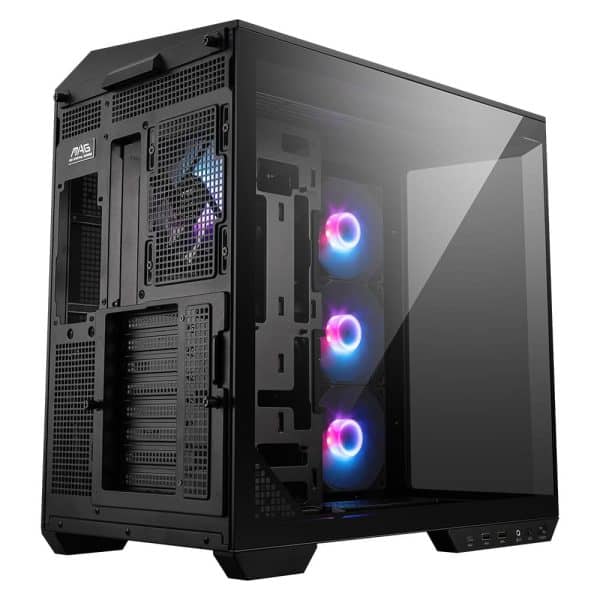 Msi Mag Pano 100r Pz Argb Panoramisch Gehard Glas Usb 5.0 Atx Mid Tower Zwart Gaming Behuizing 7