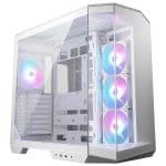 MSI MAG PANO 100R PZ White ARGB Panoramisch Gehard Glas USB 5.0 ATX Mid Tower Wit Gaming Behuizing