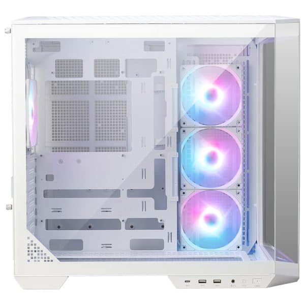 Msi Mag Pano 100r Pz White Argb Panoramisch Gehard Glas Usb 5.0 Atx Mid Tower Wit Gaming Behuizing 4