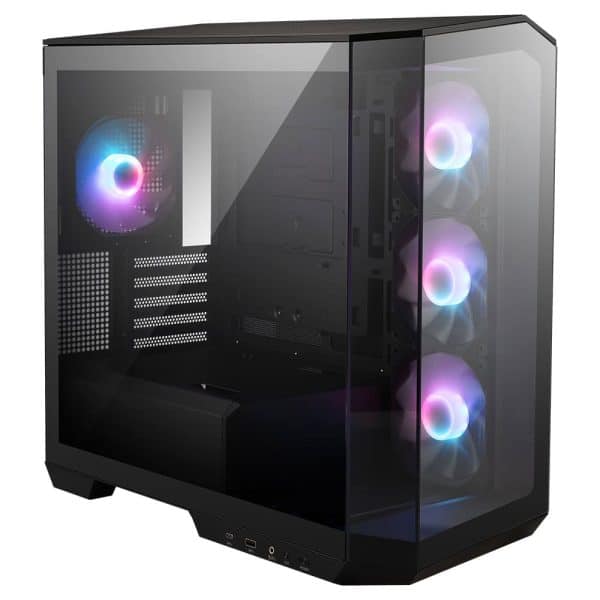 Msi Mag Pano M100r Pz Argb Panoramisch Gehard Glas Usb 3.2 Matx Zwart Gaming Behuizing 2