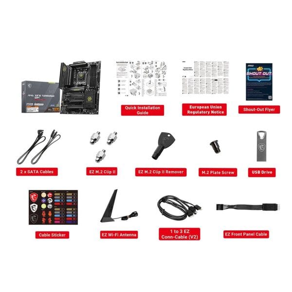 Msi Mag X870 Tomahawk Wifi Ddr5 8400mhz (oc) Socket Am5 M.2 Hdmi Atx Moederbord 7