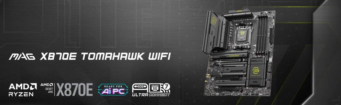 MSI MAG X870E TOMAHAWK WIFI Moederbord H1