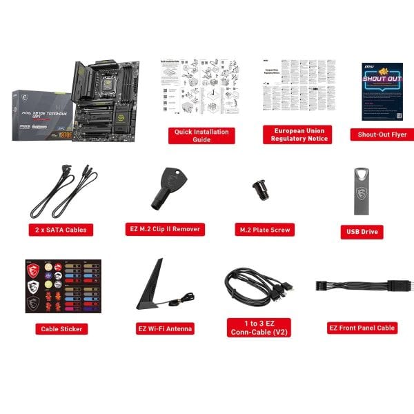 Msi Mag X870e Tomahawk Wifi 8400mhz (oc) Ddr5 Soket Am5 M.2 Hdmi Dp Atx Moederbord 7