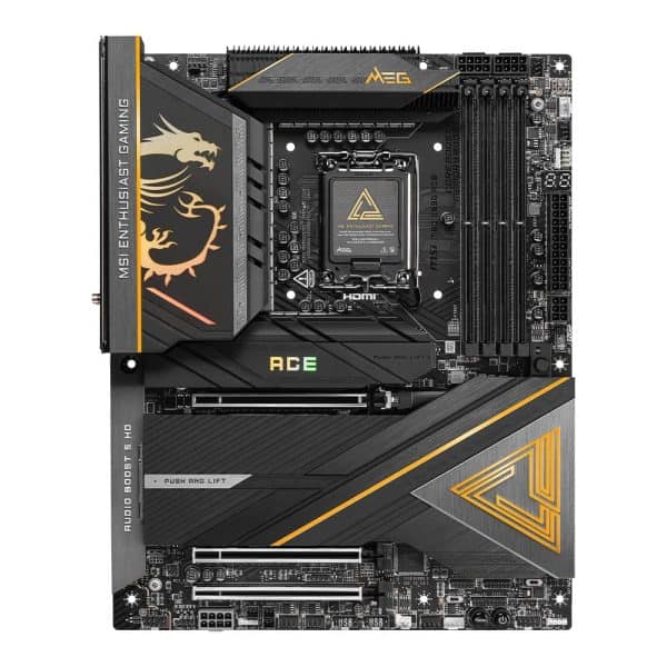 Msi Meg Z890 Ace 9200mhz (oc) Ddr5 Socket Lga1851 M.2 Hdmi Atx Moederbord 2