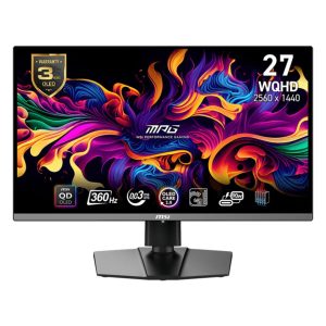 Msi Mpg 271qrx Qd Oled 26.5 Inch 360hz 0.03ms 2k Wqhd Freesync Premium Pro Pivot Gaming Monitor 1