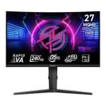 MSI MPG 275CQRXF 27 inch 240Hz 0.5ms 2K WQHD FreeSync Premium Rapid VA Curved Gaming Monitor